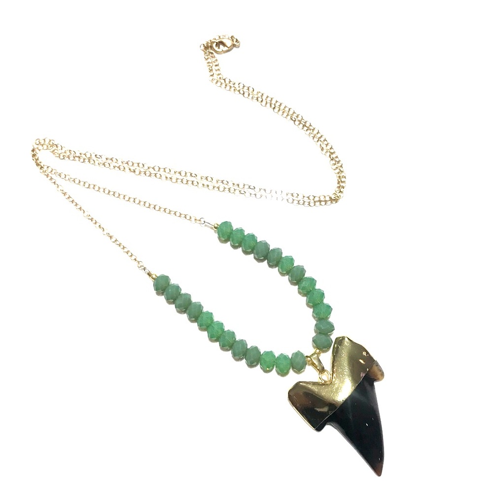 Handmade arrow head long necklace